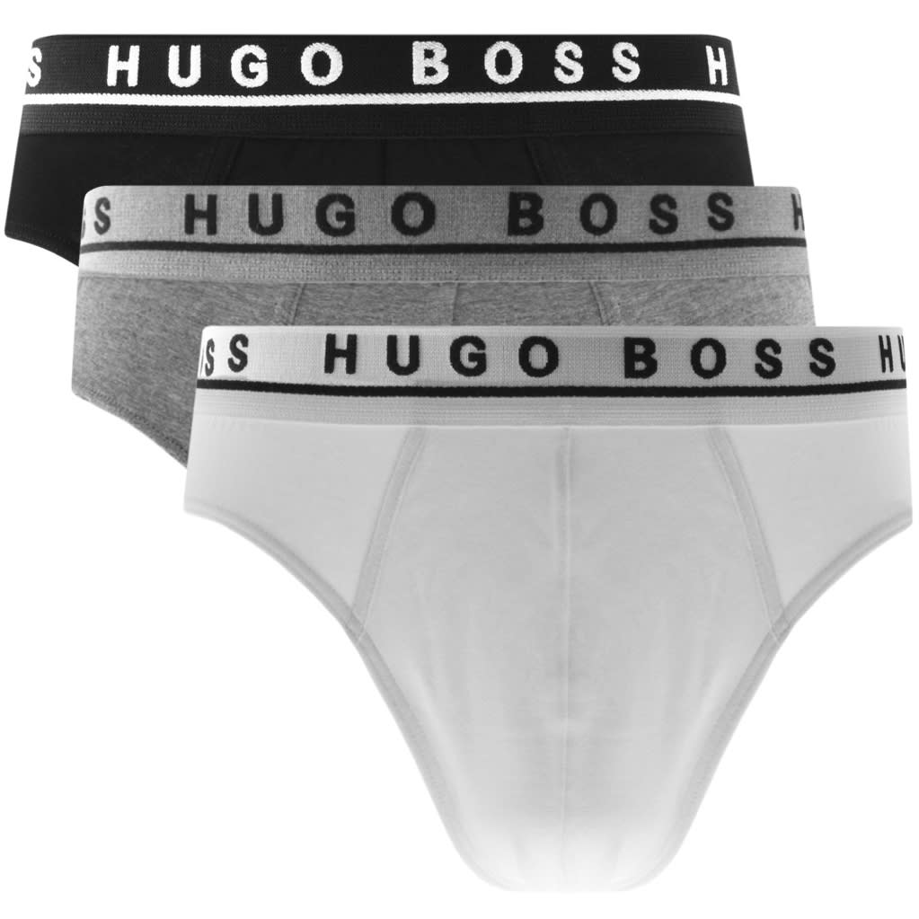 Alternative Image for ProductBOSS Underwear Triple Pack Briefs White1